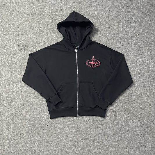 Slaughter gang corteiz zipper jacket